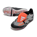 Chuteira Campo Adidas Predator 30 Elite Com Lingua FG Prata, Cinza e Branca + MEIA DE BRINDE 🎁