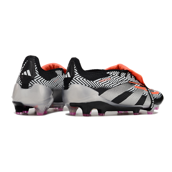 Chuteira Campo Adidas Predator 30 Elite Com Lingua FG Prata, Cinza e Branca + MEIA DE BRINDE 🎁