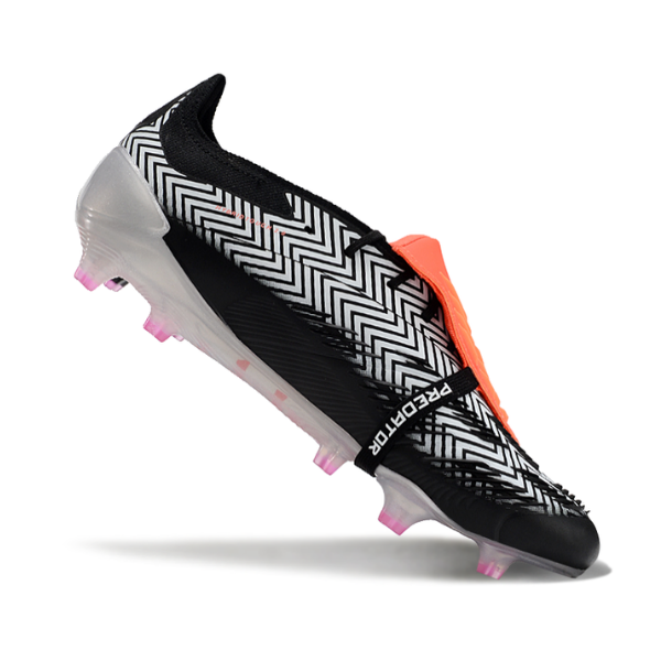 Chuteira Campo Adidas Predator 30 Elite Com Lingua FG Prata, Cinza e Branca + MEIA DE BRINDE 🎁
