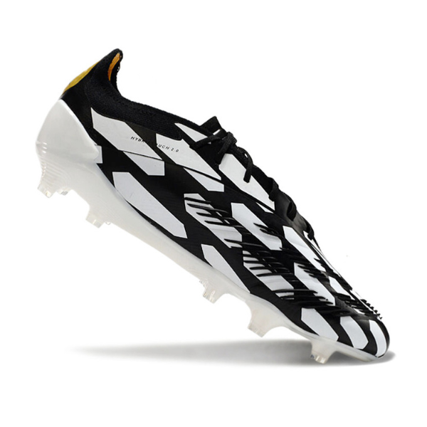 Chuteira Campo Adidas Predator 30 Elite FG Branca e Preta + MEIA DE BRINDE 🎁