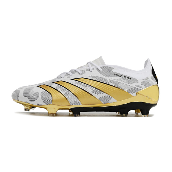 Chuteira Campo Adidas Predator 30 Elite FG Cinza e Dourada + MEIA DE BRINDE 🎁