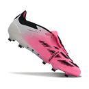 Chuteira Campo Adidas Predator 30 Elite Com Lingua FG Branca e Rosa + MEIA DE BRINDE 🎁
