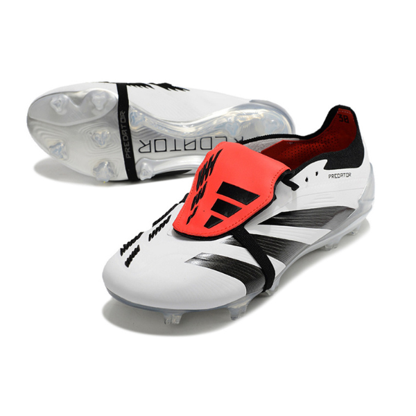 Chuteira Campo Adidas Predator 30 Elite Com Lingua FG Branca e Preta + MEIA DE BRINDE 🎁