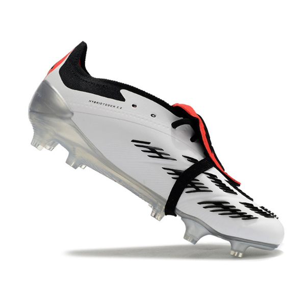 Chuteira Campo Adidas Predator 30 Elite Com Lingua FG Branca e Preta + MEIA DE BRINDE 🎁