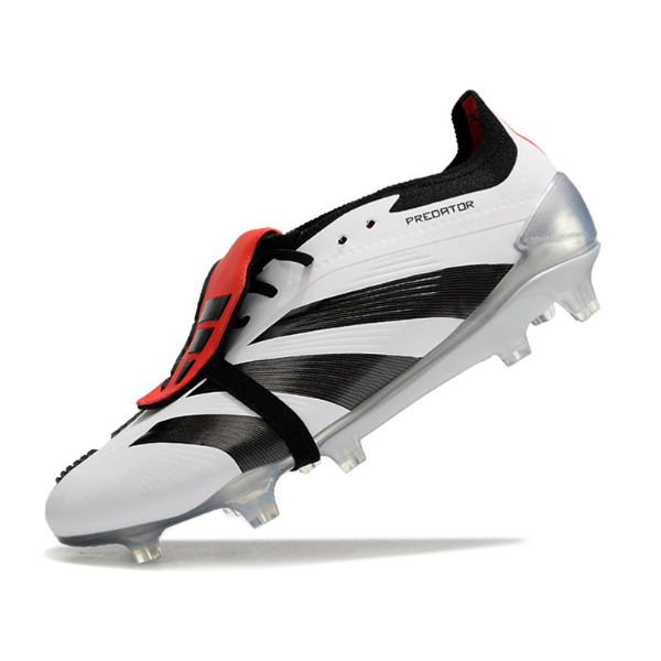 Chuteira Campo Adidas Predator 30 Elite Com Lingua FG Branca e Preta + MEIA DE BRINDE 🎁