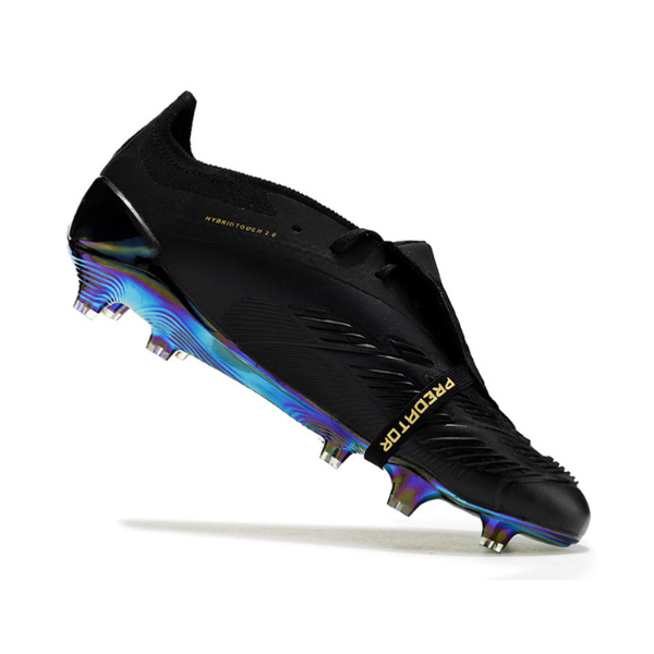 Chuteira Campo Adidas Predator 30 Elite Com Lingua FG Preta e Dourada + MEIA DE BRINDE 🎁