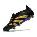 Chuteira Campo Adidas Predator 30 Elite Com Lingua FG Preta e Dourada + MEIA DE BRINDE 🎁