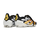 Chuteira Campo Adidas Predator 30 Elite Com Lingua FG Preta, Branca e Amarela + MEIA DE BRINDE 🎁