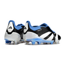 Chuteira Campo Adidas Predator 30 Elite Com Lingua FG Preta, Branca e Azul + MEIA DE BRINDE 🎁