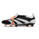Chuteira Campo Adidas Predator 30 Elite Com Lingua FG Preta, Branca e Laranja + MEIA DE BRINDE 🎁