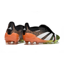 Chuteira Campo Adidas Predator 30 Elite Com Lingua FG Preta, Verde e Laranja + MEIA DE BRINDE 🎁