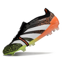 Chuteira Campo Adidas Predator 30 Elite Com Lingua FG Preta, Verde e Laranja + MEIA DE BRINDE 🎁
