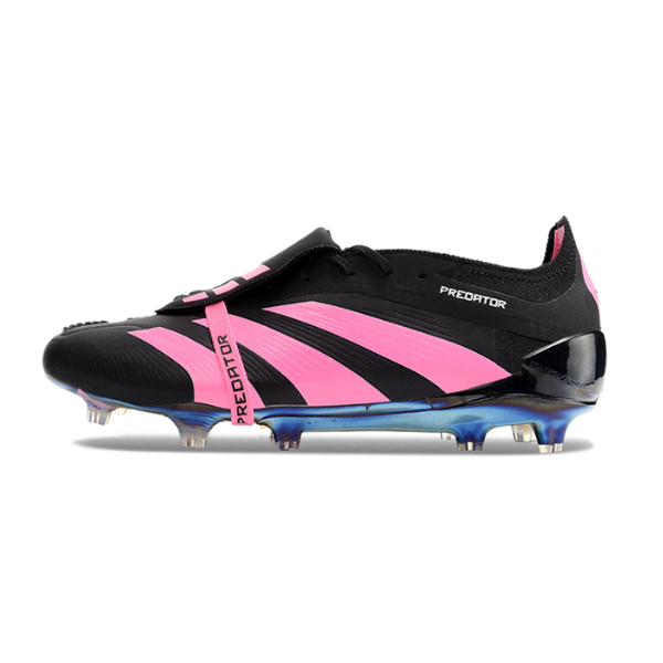 Chuteira Campo Adidas Predator 30 Elite Com Lingua FG Preta e Rosa + MEIA DE BRINDE 🎁