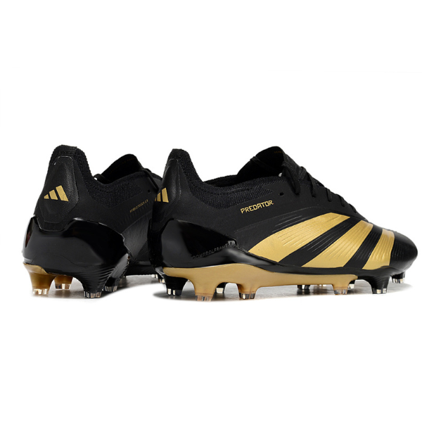 Chuteira Campo Adidas Predator 30 Elite FG Preta e Dourada + MEIA DE BRINDE 🎁