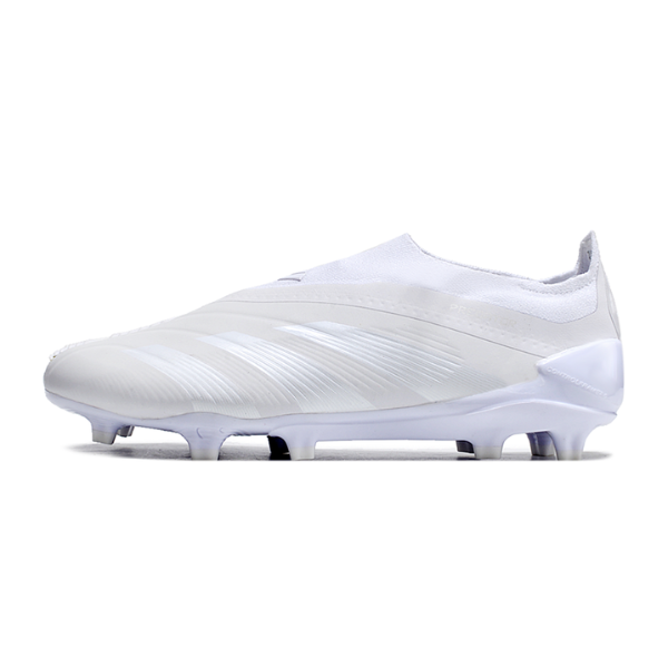 Chuteira Campo Adidas Predator 30 Elite Sem Cadarço FG Base Branca Pack + MEIA DE BRINDE 🎁