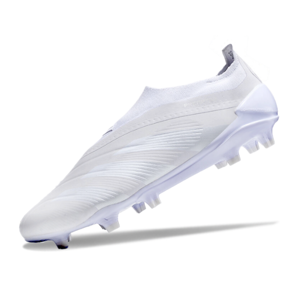 Chuteira Campo Adidas Predator 30 Elite Sem Cadarço FG Base Branca Pack + MEIA DE BRINDE 🎁