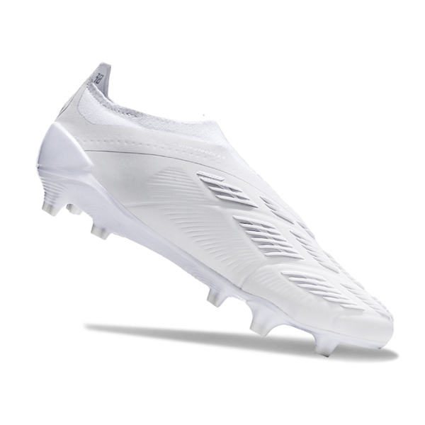 Chuteira Campo Adidas Predator 30 Elite Sem Cadarço FG Base Branca Pack + MEIA DE BRINDE 🎁