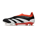 Chaussures de football Adidas Predator 30 Elite Slip-on FG Noir, Blanc et Rouge + CHAUSSETTES CADEAUX 🎁