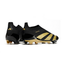 Chaussures de football Adidas Predator 30 Elite Slip-on FG Noir et Or + CHAUSSETTES CADEAUX 🎁