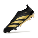 Chaussures de football Adidas Predator 30 Elite Slip-on FG Noir et Or + CHAUSSETTES CADEAUX 🎁