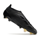 Chaussures de football Adidas Predator 30 Elite Slip-on FG Noir et Or + CHAUSSETTES CADEAUX 🎁