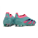 Chuteira Campo Adidas Predator 30 Elite Sem Cadarço FG Azul e Rosa + MEIA DE BRINDE 🎁