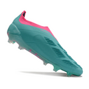 Chuteira Campo Adidas Predator 30 Elite Sem Cadarço FG Azul e Rosa + MEIA DE BRINDE 🎁