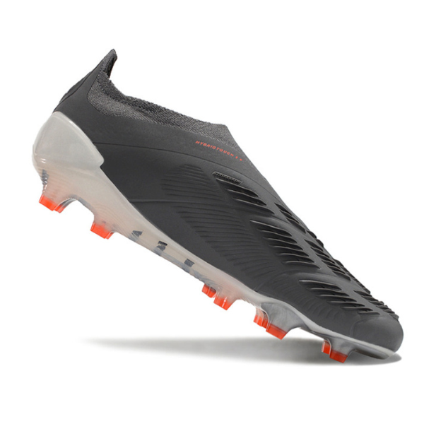 Chuteira Campo Adidas Predator 30 Elite Sem Cadarço FG Cinza e Branca + MEIA DE BRINDE 🎁