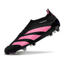 Chuteira Campo Adidas Predator 30 Elite Sem Cadarço FG Preta e Rosa + MEIA DE BRINDE 🎁