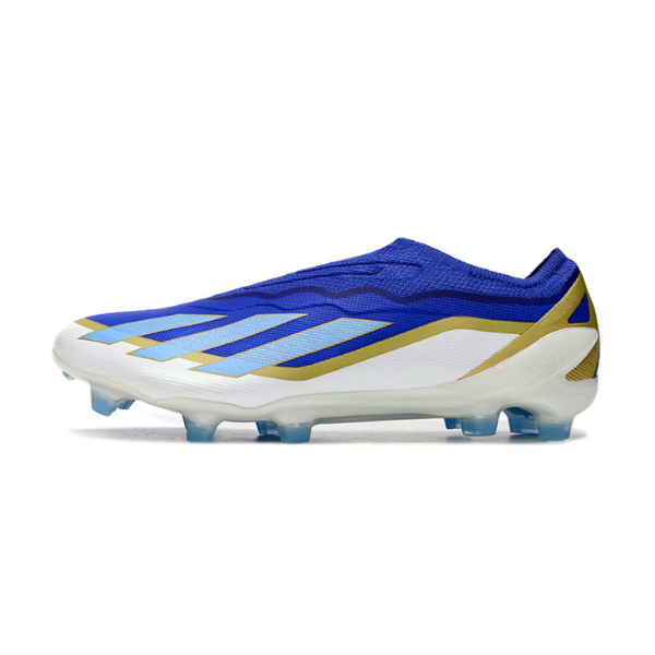 Chuteira Campo Adidas X Crazyfast.1 Sem Cadarço FG Messi Spark Gen10s Pack + MEIA DE BRINDE 🎁