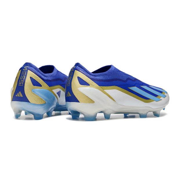 Chuteira Campo Adidas X Crazyfast.1 Sem Cadarço FG Messi Spark Gen10s Pack + MEIA DE BRINDE 🎁