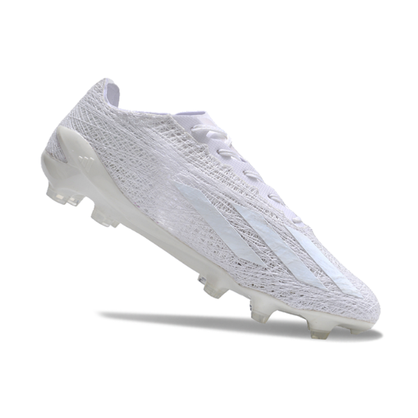 Chuteira Campo Adidas X Crazyfast+ Strung FG Branca + MEIA DE BRINDE 🎁