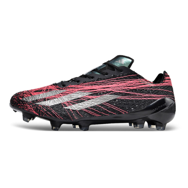 Chuteira Campo Adidas X Crazyfast+ Strung FG Preta e Rosa + MEIA DE BRINDE 🎁