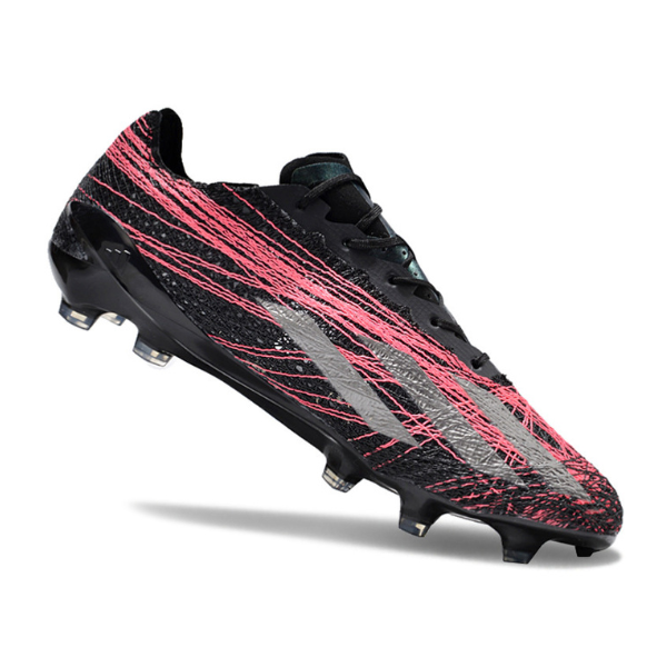 Chuteira Campo Adidas X Crazyfast+ Strung FG Preta e Rosa + MEIA DE BRINDE 🎁