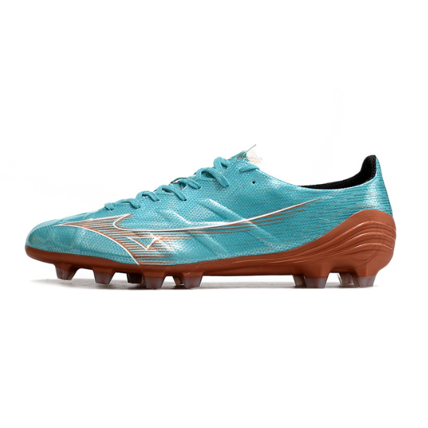 Chuteira Campo Mizuno Alpha FG Azul Claro + MEIA DE BRINDE 🎁