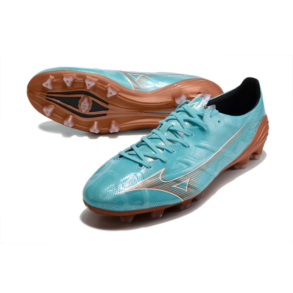 Chuteira Campo Mizuno Alpha FG Azul Claro + MEIA DE BRINDE 🎁