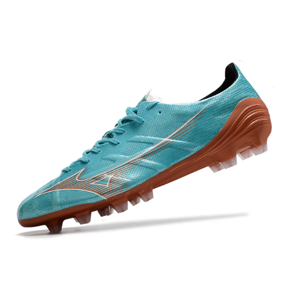 Chuteira Campo Mizuno Alpha FG Azul Claro + MEIA DE BRINDE 🎁