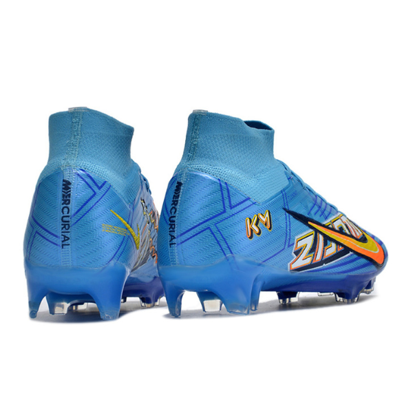 Chuteira Campo Nike Zoom Mercurial Superfly 9 Elite FG Mbappe Comic Pack + MEIA DE BRINDE 🎁