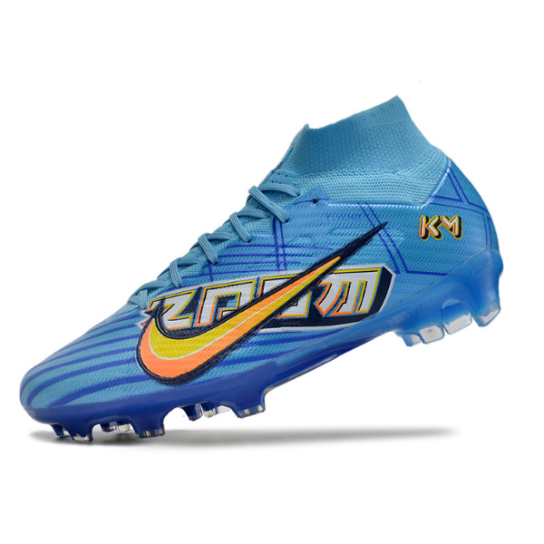 Chuteira Campo Nike Zoom Mercurial Superfly 9 Elite FG Mbappe Comic Pack + MEIA DE BRINDE 🎁