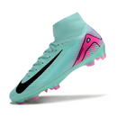 Chuteira Campo Nike Air Zoom Mercurial Superfly 10 Elite FG Azul Claro e Rosa + MEIA DE BRINDE 🎁