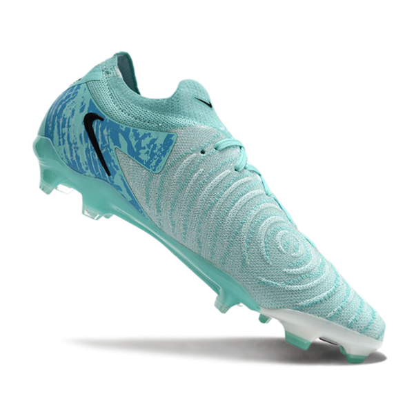 Chuteira Campo Nike Phantom GX2 Elite FG Azul Claro e Preta + MEIA DE BRINDE 🎁