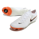 Chuteira Campo Nike Phantom GX2 Elite FG Branca e Laranja + MEIA DE BRINDE 🎁