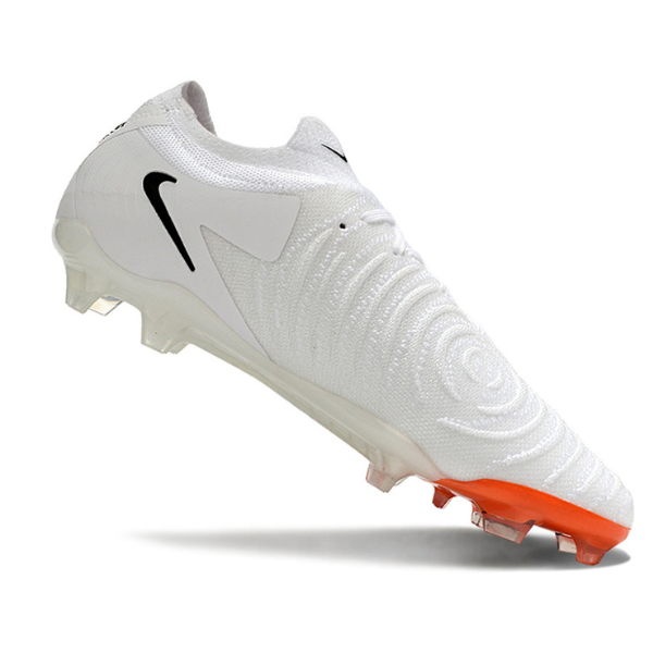 Chuteira Campo Nike Phantom GX2 Elite FG Branca e Laranja + MEIA DE BRINDE 🎁
