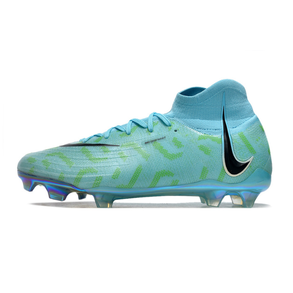 Chuteira Campo Nike Phantom Luna Elite FG Azul Claro + MEIA DE BRINDE 🎁