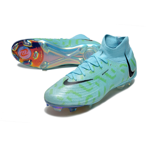 Chuteira Campo Nike Phantom Luna Elite FG Azul Claro + MEIA DE BRINDE 🎁
