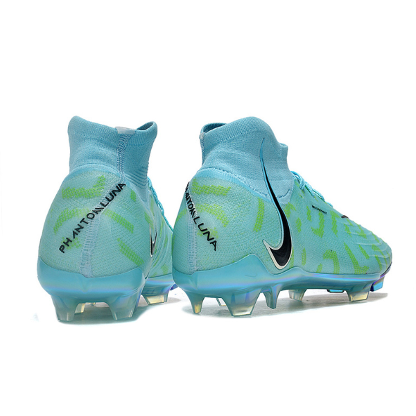 Chuteira Campo Nike Phantom Luna Elite FG Azul Claro + MEIA DE BRINDE 🎁