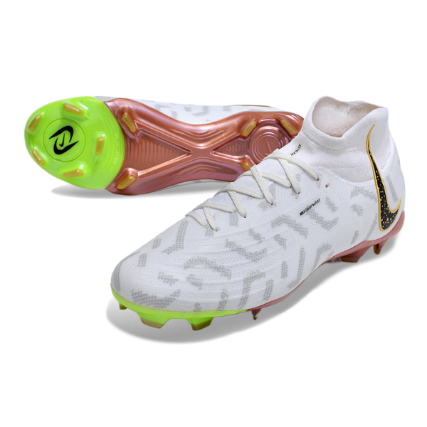 Chuteira Campo Nike Phantom Luna Elite FG United Golden Pack + MEIA DE BRINDE 🎁