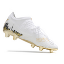 Chuteira Campo Puma Future Z1.3 Branca e Dourada + MEIA DE BRINDE 🎁