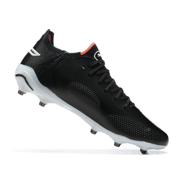 Chuteira Campo Puma King Ultimate FG Preta, Branca e Laranja + MEIA DE BRINDE 🎁