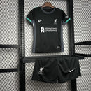 Kit Infantil Liverpool Away 2024/2025